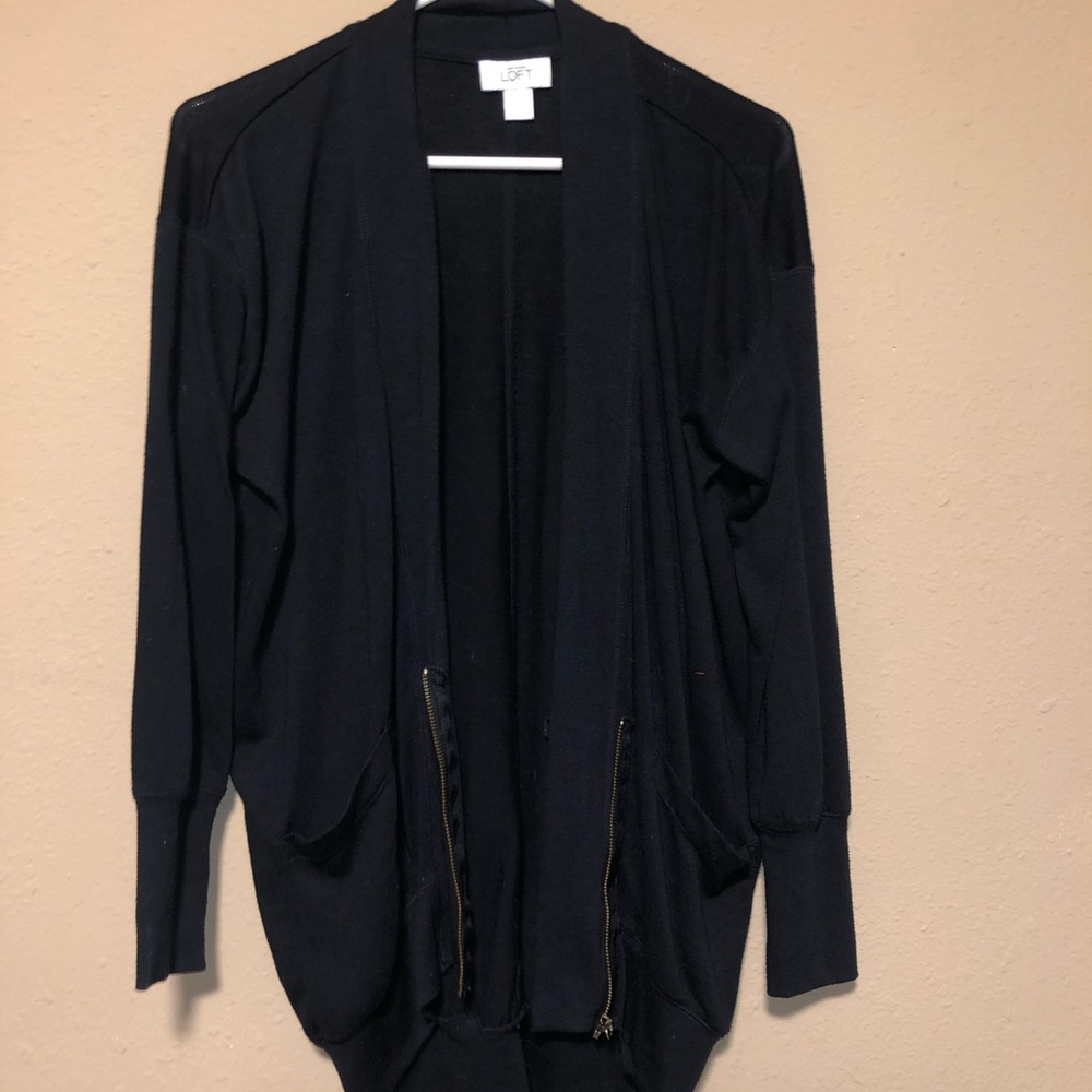 Navy cardigan!
